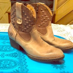 Born Brand Western Booties